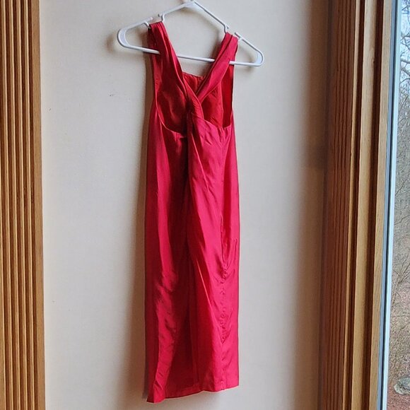 Banana Republic Fuchsia Criss Cross Back Sleeveless Shift Dress Size XS - Picture 11 of 16